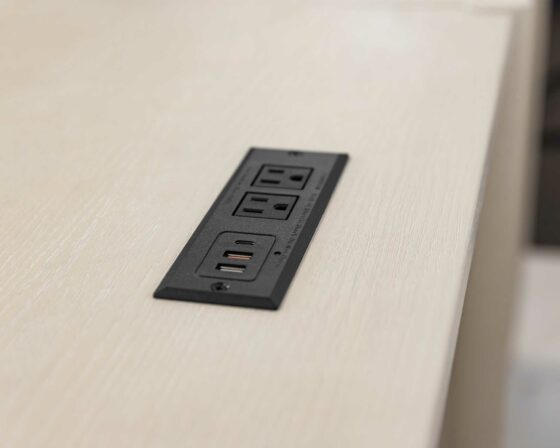 Towne Double Pedestal Desk Details