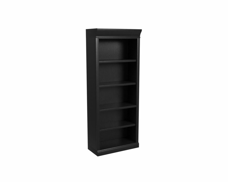 IMWL3280B_alt1_SLW Willow Lane Bookcase In Black