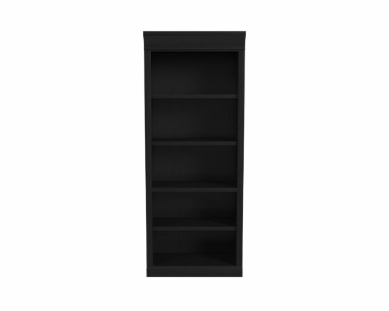 IMWL3280B_alt2_SLW Willow Lane Bookcase In Black