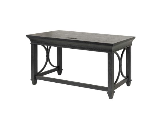 Willow Lane Black - Writing Desk back angle