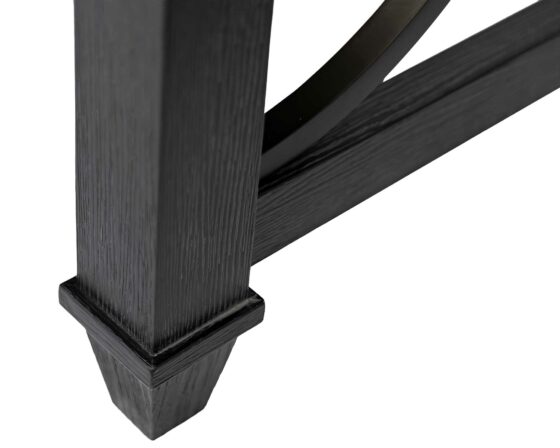 Willow Lane Black Writing Desk details