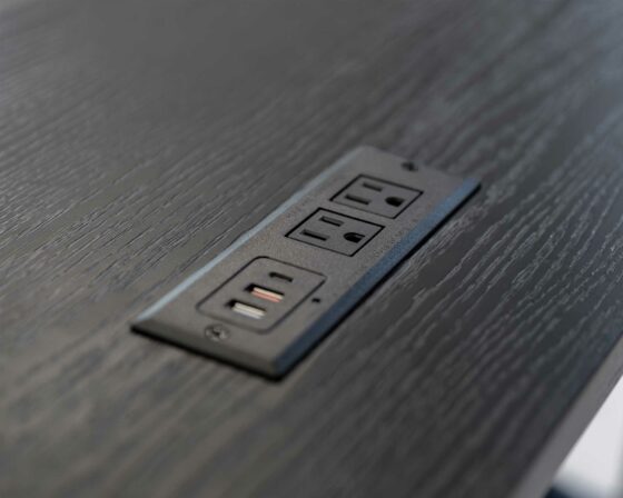 Willow Lane Black Writing Desk details