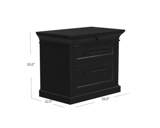 IMWL450B_alt6-dims_SLW Willow Lane Lateral File In Black with dimensions