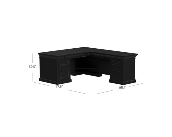 IMWL684RB-KIT_alt6_dims_SLW Willow Lane Double Pedestal L-Desk In Black