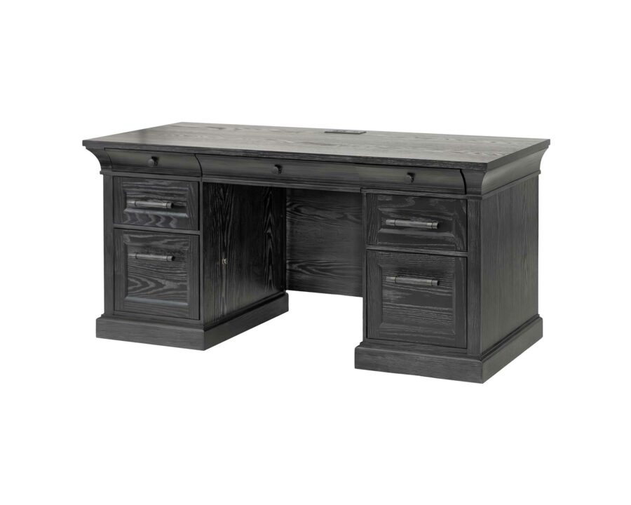 Willow Lane Black - Credenza angle