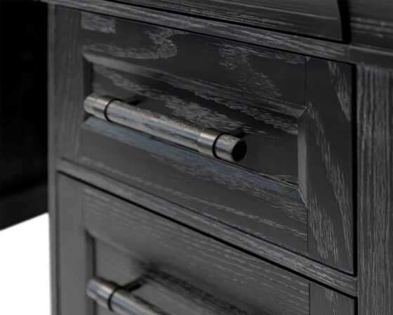 Willow Lane Black Credenza details