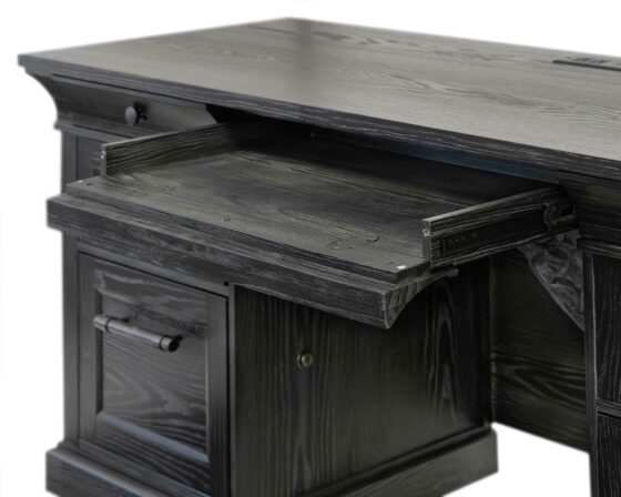 Willow Lane Black Credenza details