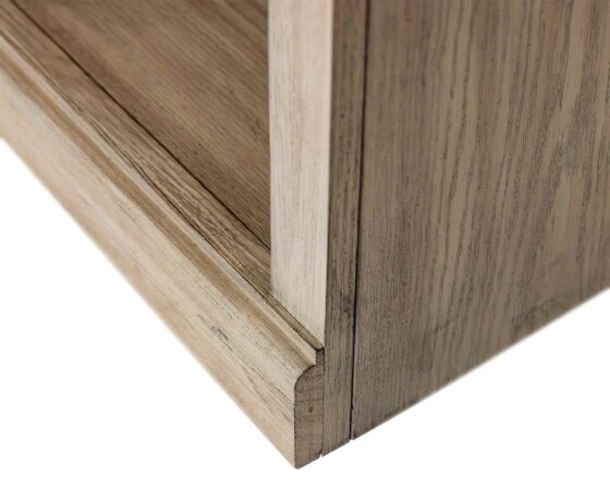Willow Lane Natural Oak Bookcase details