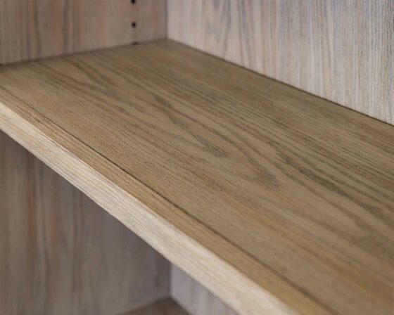 Willow Lane Natural Oak Bookcase details