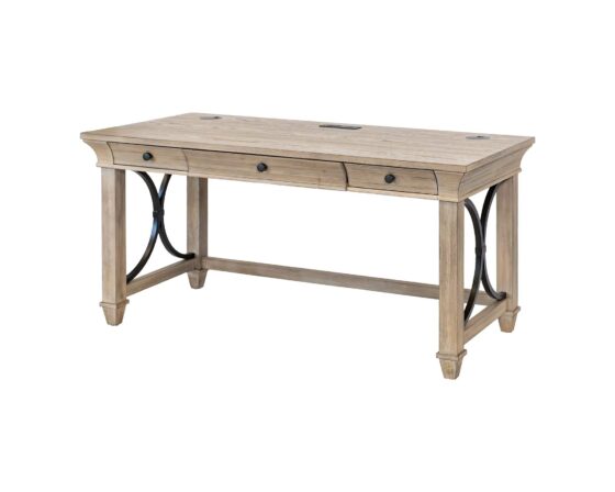 Willow Lane Natural Oak - Writing Desk angle