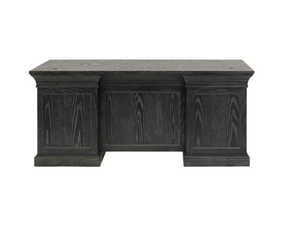 Willow Lane Black - Executive Desk back