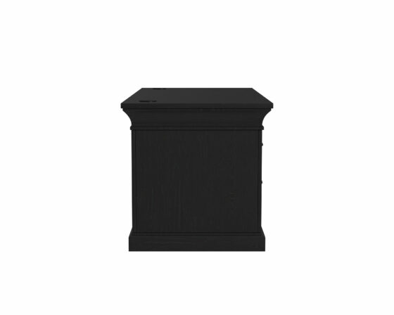 Willow Lane Double Pedestal Desk In Black