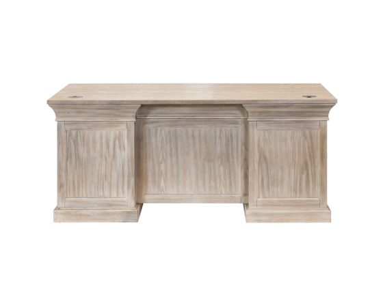Willow Lane Natural Oak - Executive Desk back