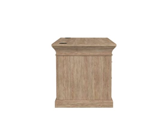 Willow Lane Double Pedestal Desk In Natural Oak