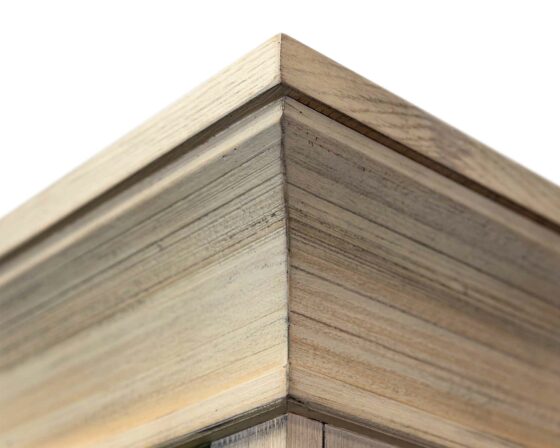 Willow Lane Natural Oak Hutch details