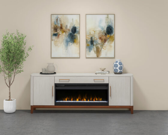 Pomona 80" Fireplace Console room scene