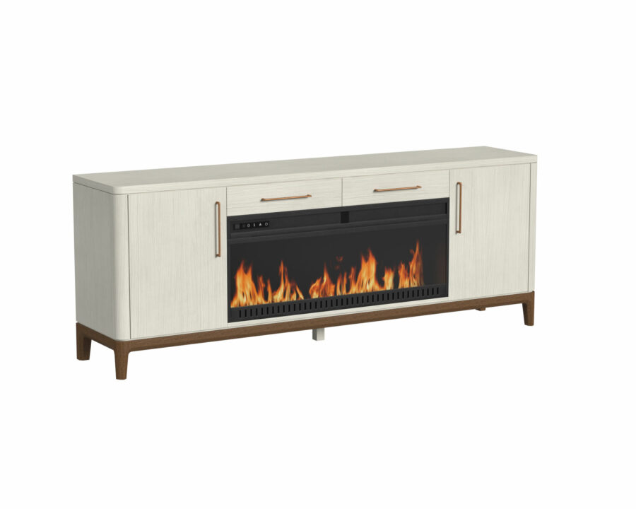 Pomona 80" Fireplace Console