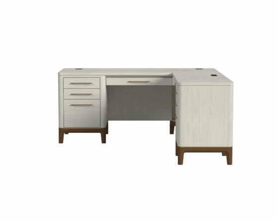 Pomona Pedestal L-Desk