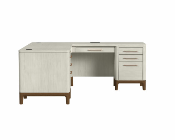 Pomona Pedestal L-Desk