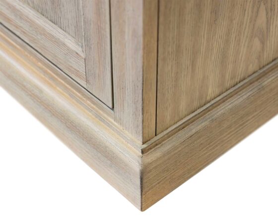 Willow Lane 80" Fireplace Console in Natural Oak