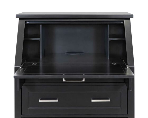 Abby Black IMAY550B - drop-lid open