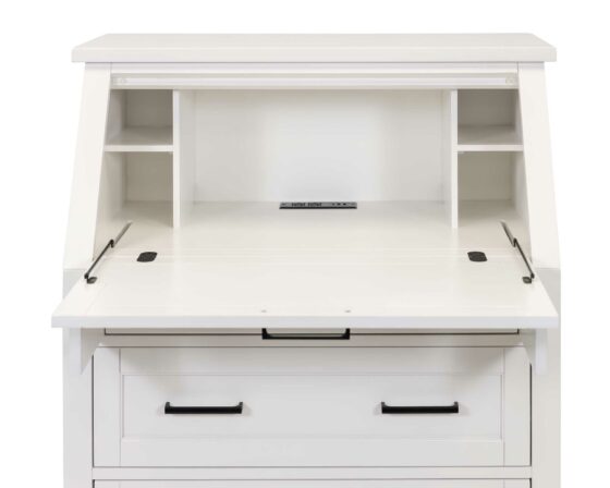 Abby White IMAY550 - drop-lid open