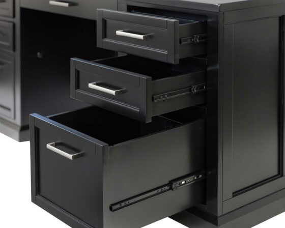 Abby Black IMAY680B - open drawers