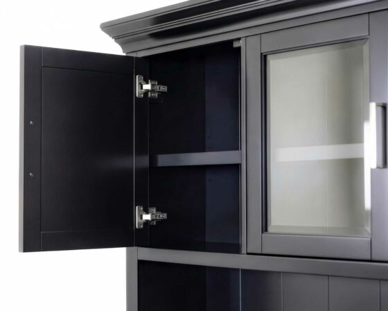 Abby Black IMAY682B - hutch door open
