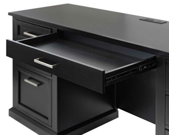 Abby Black IMAY689B - open center drawer