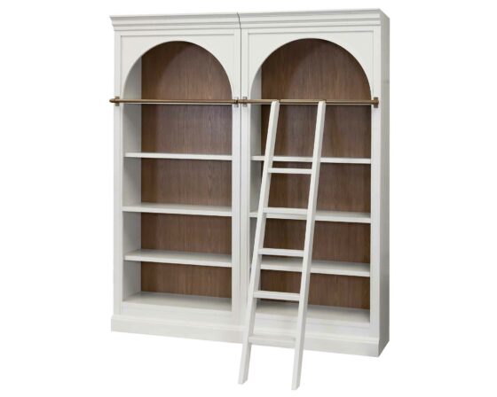 Two Albany Bookcases with ladder IMAL4094x2-IMAL402