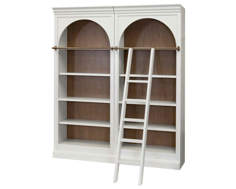 Two Albany Bookcases with ladder IMAL4094x2-IMAL402