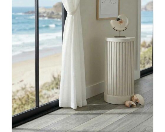 Tulane 12" dia x 24h White Pedestal