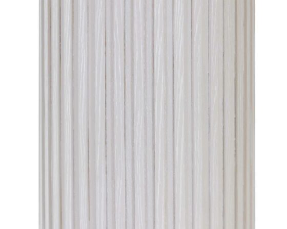 Tulane White Pedestal - fluting detail