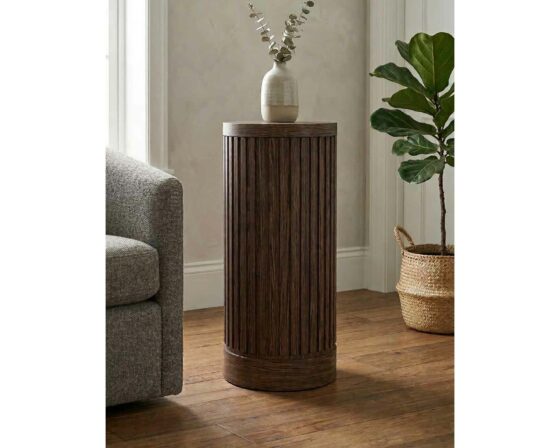 Tulane 12" dia x 30h Brown Pedestal