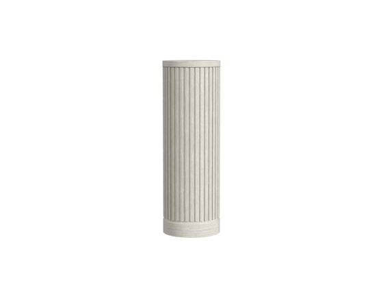 36" Tall White Tulane Pedestal