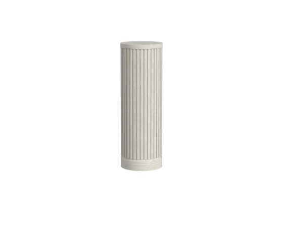 36" Tall White Tulane Pedestal