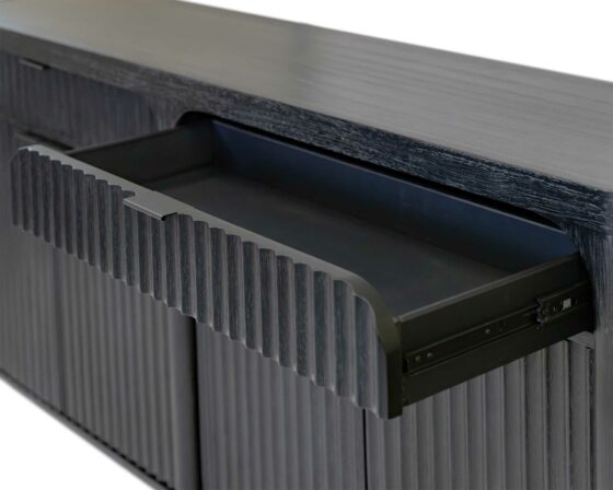 Knox Ebony 70" drawer open