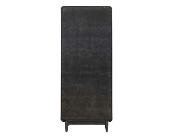 Camden Black Bookcase - back