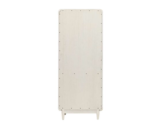Camden White Bookcase - back