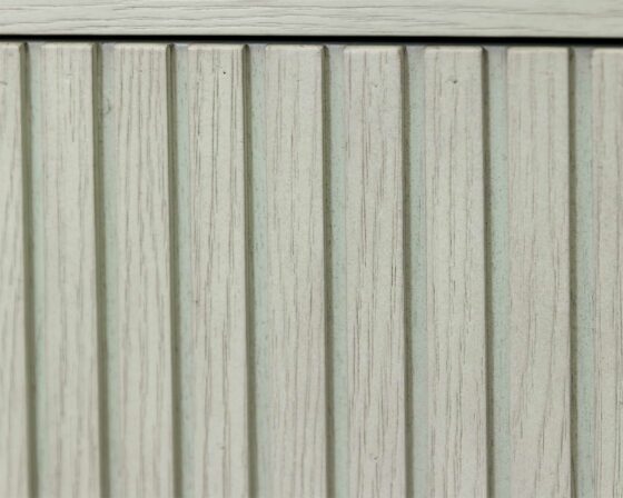 Camden Pistachio Four Door Console - fluted detail