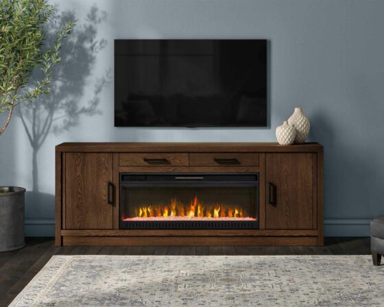 80" Revel Fireplace Console Room Scene