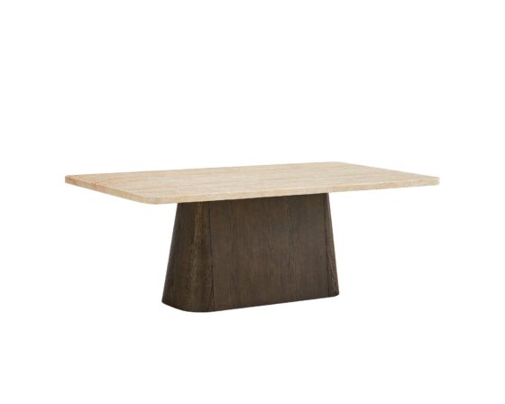 Sintra Dining with Faux Travertine Top