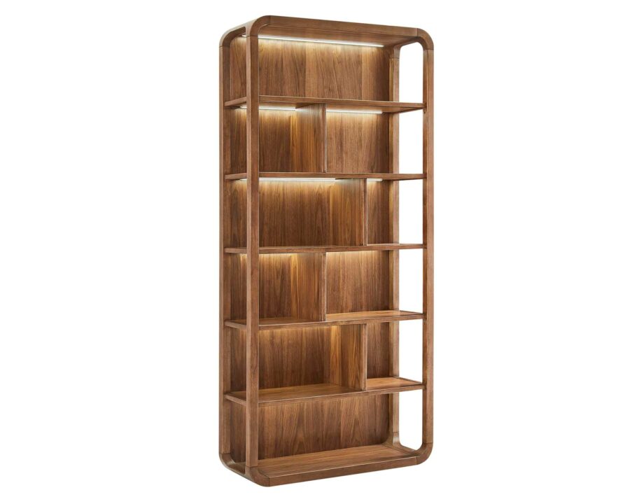 Bentley IMBE4086 Bookcase - LED lights on angled