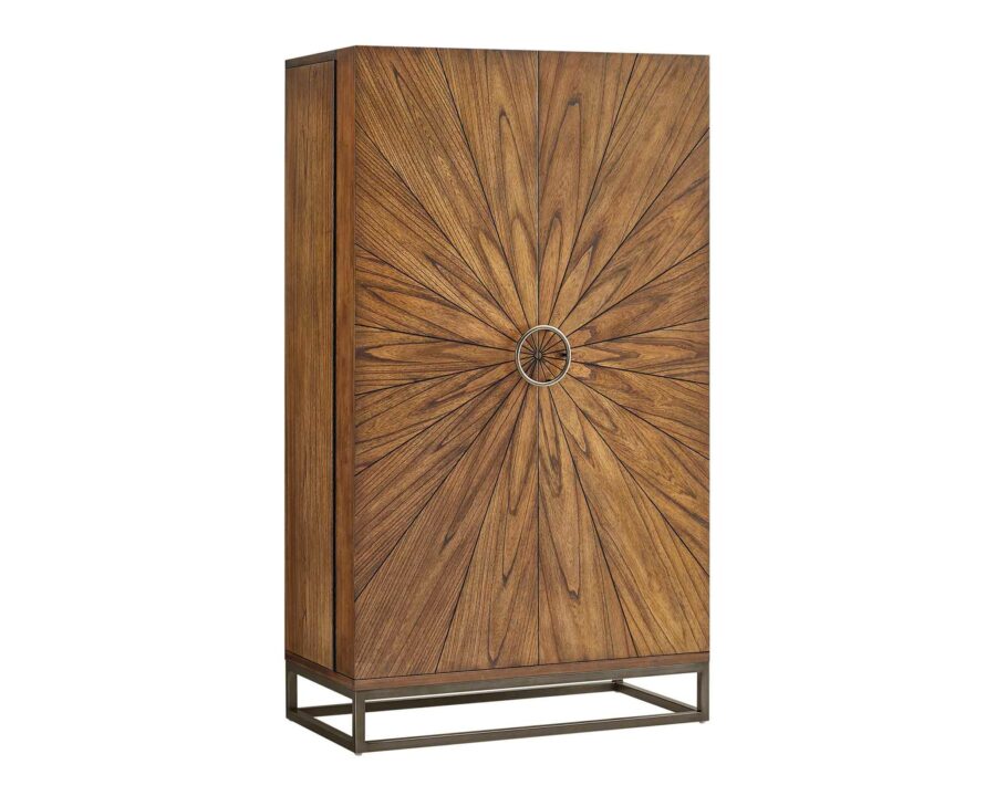Duncan Bar Cabinet - doors closed - angle